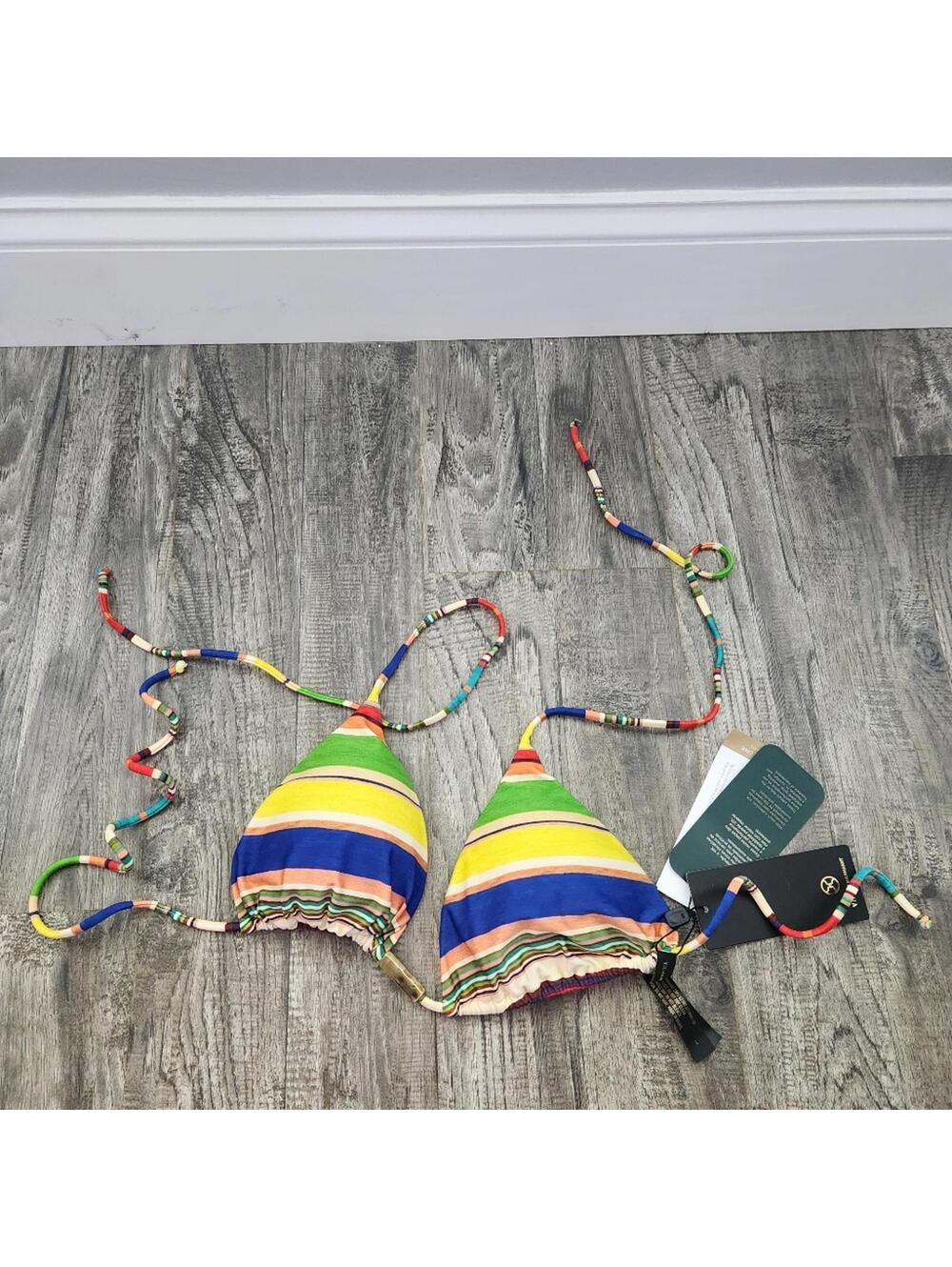 Vix Striped Triangle Top